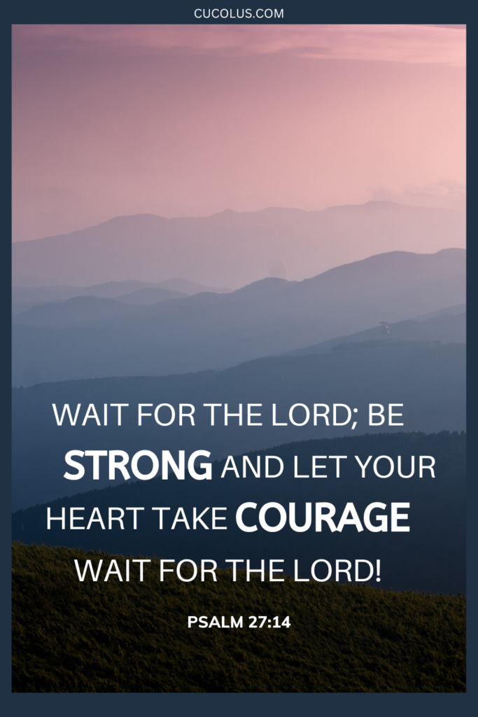 bible verse psalm 27:14